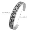 Celtic Triskell Cuff Bracelet, Stainless Steel Celtic Triskell Cuff Bracelet, Stainless Steel