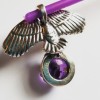Pendant de hibou dAmethyst, Sterling Pendant de hibou dAmethyst, Sterling