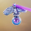 Pendant de hibou dAmethyst, Sterling Pendant de hibou dAmethyst, Sterling