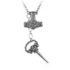 Collier de poignard Mjolnir de Thor Collier de poignard Mjolnir de Thor