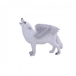 Winged White Wolf