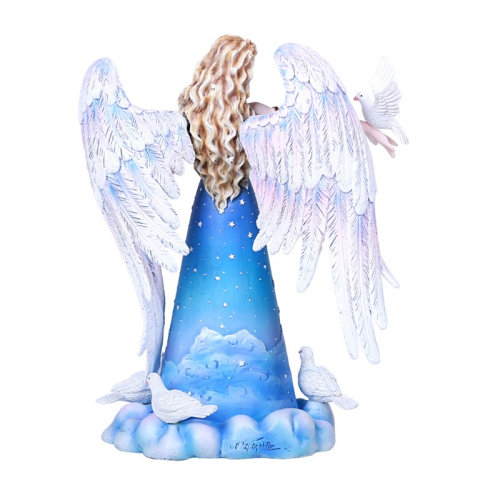Statue bleue dange de colombe Statue bleue dange de colombe