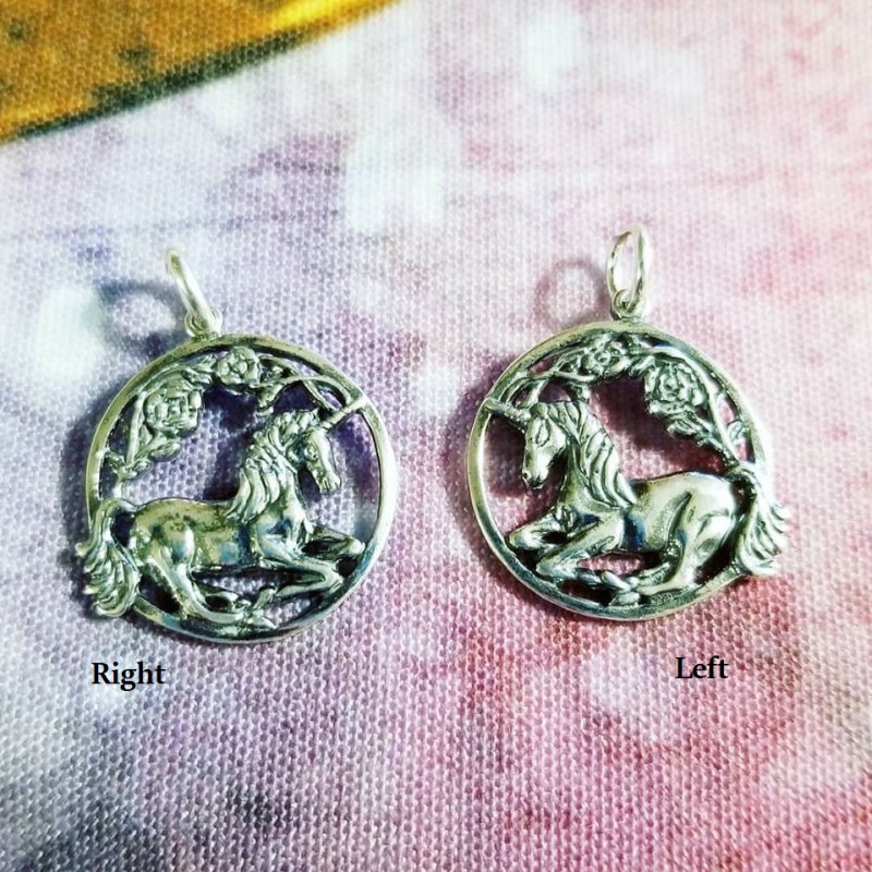 Unicorn Pendant, Choose Side Unicorn Pendant, Choose Side