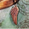 Steampunk Gilded Angel Wing Pendant Steampunk Gilded Angel Wing Pendant
