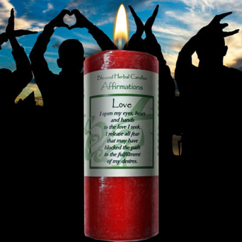 Affirmation Candle: Love Affirmation Candle: Love