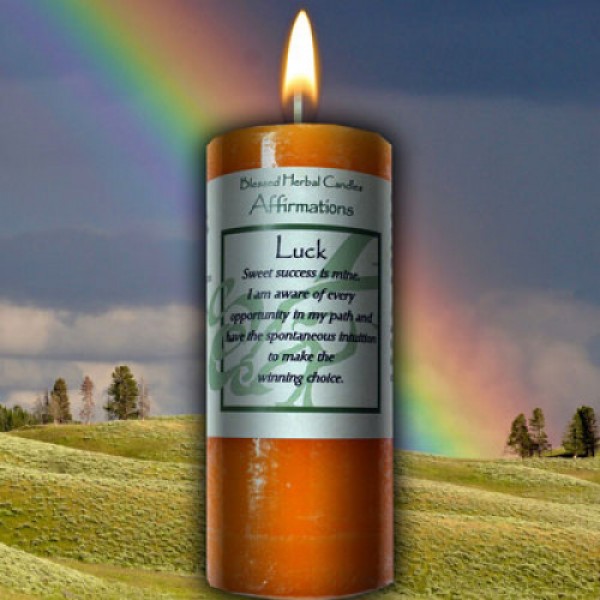 Affirmation Candle: Luck