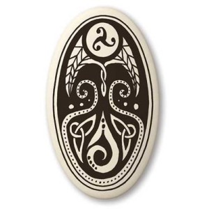 Pendentif de poterie, Cerridwen Pendentif de poterie, Cerridwen