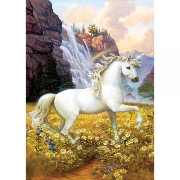 Carte de vœux: Unicorn Rainbow