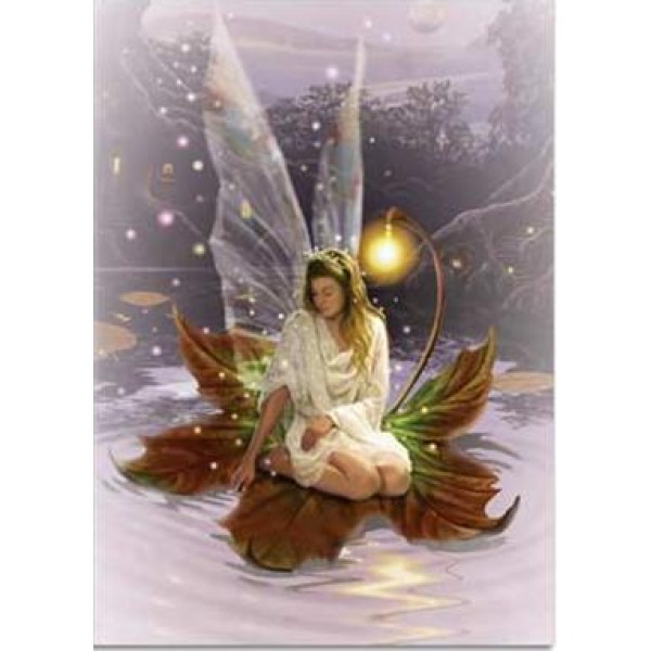 Greeting Card: Fairy Lily Pad