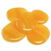 Pierre de palmier orange de calcite Pierre de palmier orange de calcite