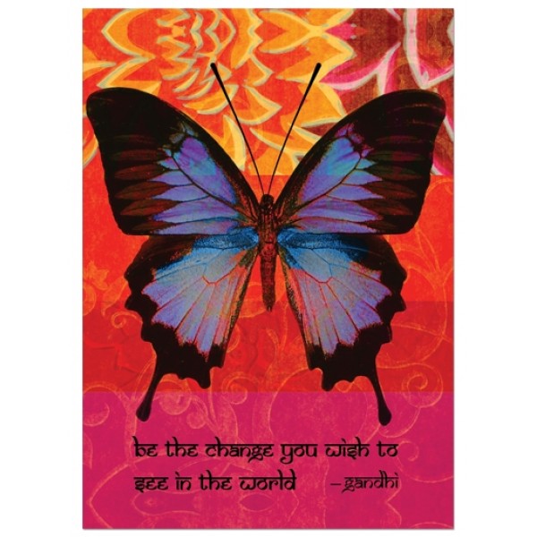 Greeting Card: Be The Change