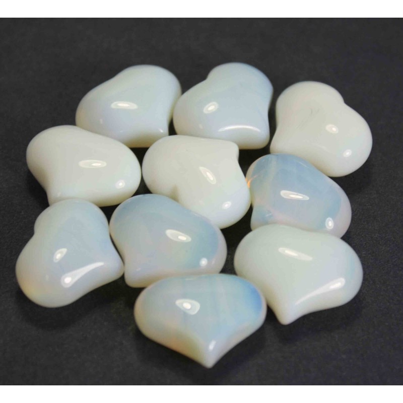 Opalite Mini Puffy Heart Opalite Mini Puffy Heart