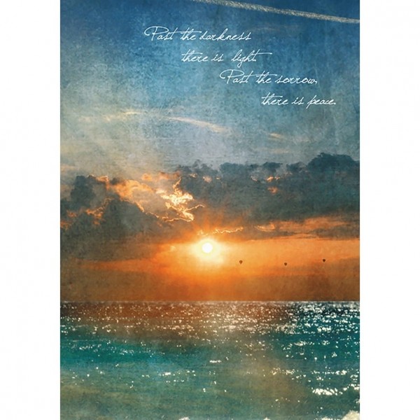 Greeting Card: Past The Darkness (sympathy)