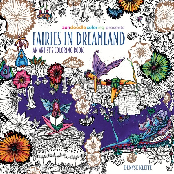 Fairies in Dreamland: An Artists Coloring Book