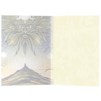Carte de voeux: Green Man Of Avalon Carte de voeux: Green Man Of Avalon