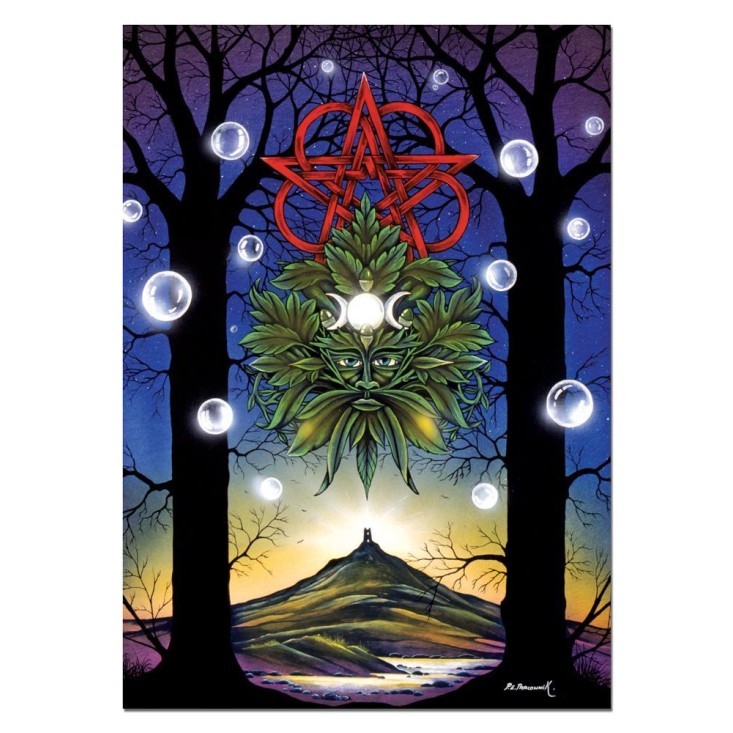 Carte de voeux: Green Man Of Avalon Carte de voeux: Green Man Of Avalon