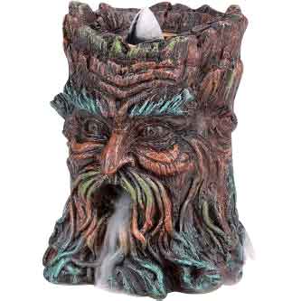 Support d’encens de backflow d’arbre vert Support d’encens de backflow d’arbre vert