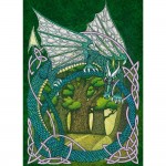 Greeting Card: Guardian Of The Secret Grove