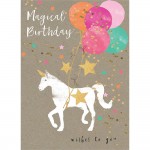Greeting Card: Magical Unicorn Birthday