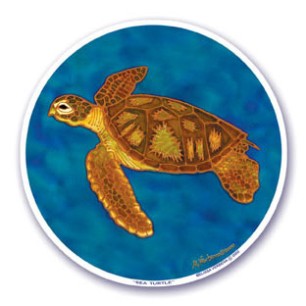 Window Sticker: Sea Turtle Window Sticker: Sea Turtle