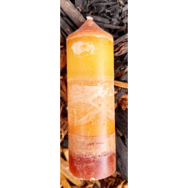 Orange/Brown Magic Candle