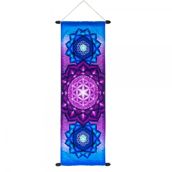 Flower Of Life Banner, French Crepe