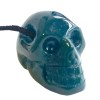 Skull Pendant, Bloodstone Skull Pendant, Bloodstone
