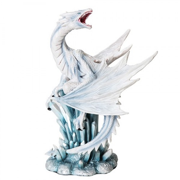 Ice Dragon on Crystal Statue