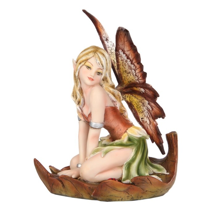 Fairyland Fairy on Autumn Leaf