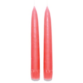 Taper Candle Pair: Mauve Taper Candle Pair: Mauve