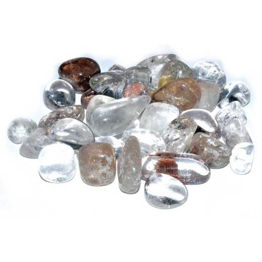 Phantom Quartz, Tumbled (Tiny) Pack de 3 Phantom Quartz, Tumbled (Tiny) Pack de 3
