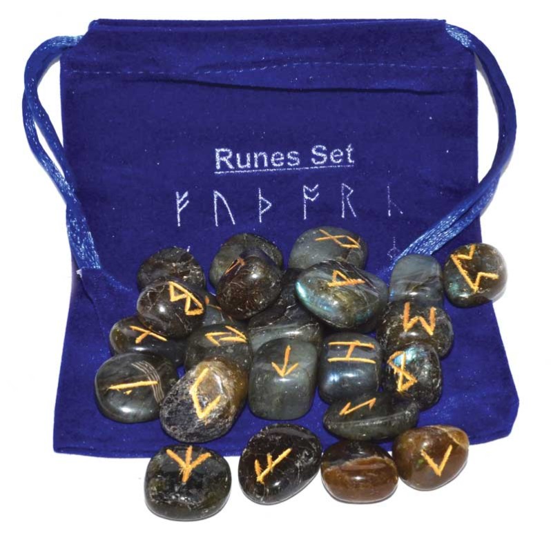 Ensemble de rune de Labradorite Ensemble de rune de Labradorite