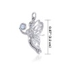 Fée enchantée - Charme gemme, Sterling Fée enchantée - Charme gemme, Sterling