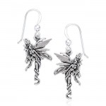 Firefly Fairy Earrings, Sterling