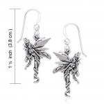 Firefly Fairy Earrings, Sterling