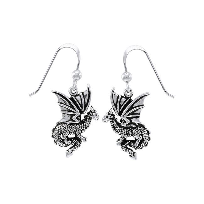 Famtasy Dragon Earrings, Sterling Famtasy Dragon Earrings, Sterling