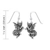 Famtasy Dragon Earrings, Sterling Famtasy Dragon Earrings, Sterling