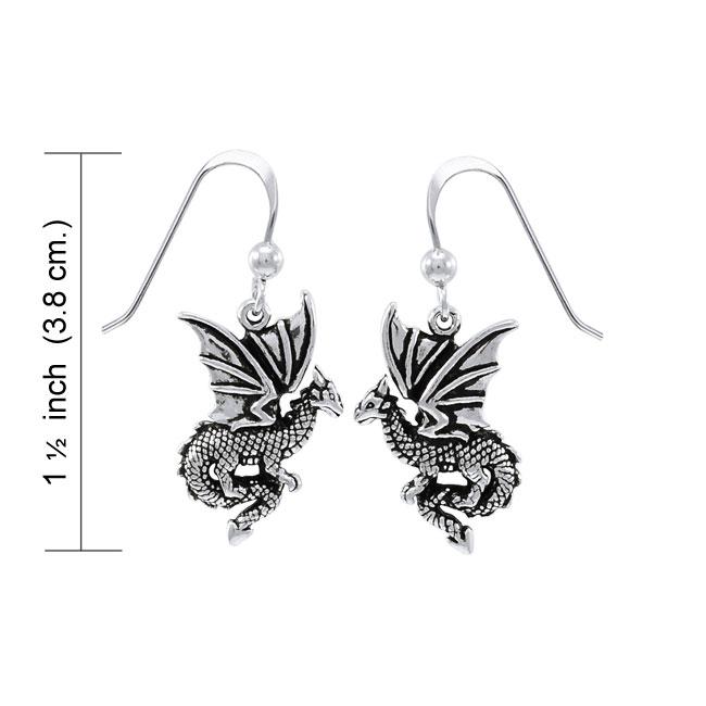 Famtasy Dragon Earrings, Sterling Famtasy Dragon Earrings, Sterling