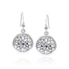 Boucles d’oreilles améthyste Pentagram Tree, Sterling Boucles d’oreilles améthyste Pentagram Tree, Sterling