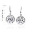 Boucles d’oreilles améthyste Pentagram Tree, Sterling Boucles d’oreilles améthyste Pentagram Tree, Sterling