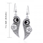 Boucles d’oreilles Magick Wing, Sterling