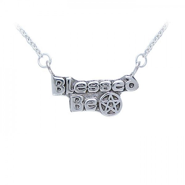 Collier Blessed Be Sterling Silver