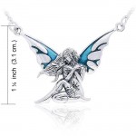 Dark Wings Fairy Necklace