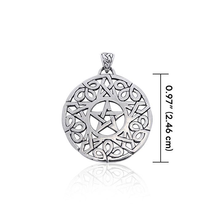 Pendentif Celtic Knotwork Pentacle, Sterling Pendentif Celtic Knotwork Pentacle, Sterling
