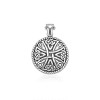 Pendentif en argent Celtic Knotwork Cross Pendentif en argent Celtic Knotwork Cross
