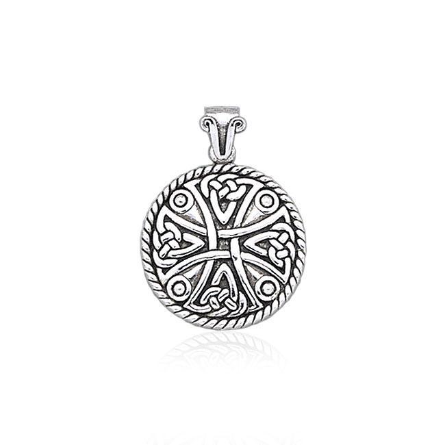 Pendentif en argent Celtic Knotwork Cross Pendentif en argent Celtic Knotwork Cross
