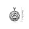 Pendentif en argent Celtic Knotwork Cross Pendentif en argent Celtic Knotwork Cross
