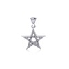 Pentagram Charm, Sterling Pentagram Charm, Sterling