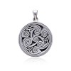Pendentif spiral celtique, Sterling Pendentif spiral celtique, Sterling