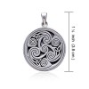 Pendentif spiral celtique, Sterling Pendentif spiral celtique, Sterling